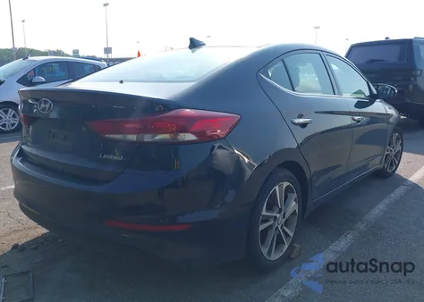 2017 Hyundai Elantra Limited from USA, damaged, VIN 5NPD84LF3HH056983